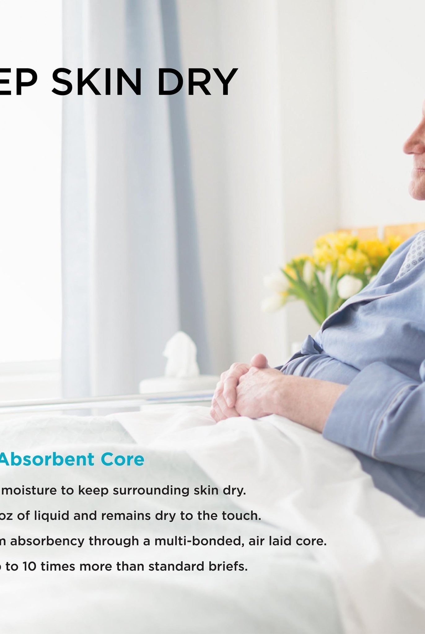 QuickChange Incontinence Wrap, Incontinence Pad, Catheter Replacement, Incontinence Underwear, QuickChange Men's Incontinence Wrap | Maximum Absorbency | 1 Size | 10 Count Trial Pack - QuickChange Men's Incontinence Wrap