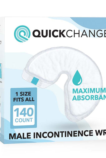 Quickchange QuickChange Men's Incontinence Products, One Size Fits All, Disposable ...
