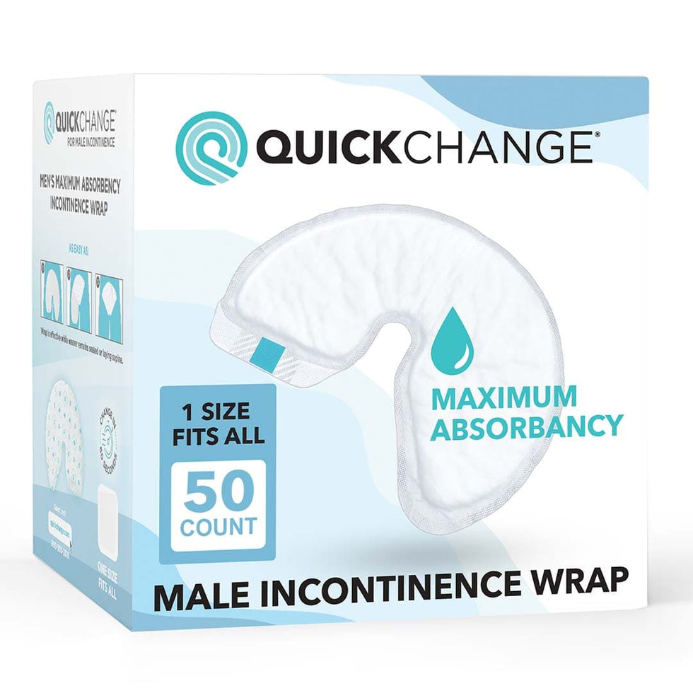 Quickchange QuickChange Men's Incontinence Products, One Size Fits All, Disposable ...