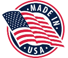 USA flag with Made in USA writing
