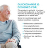QuickChange Incontinence Wrap, Incontinence Pad, Catheter Replacement, Incontinence Underwear, QuickChange Men's Incontinence Wrap | Maximum Absorbency | One-Size | 105 Count - QuickChange Men's Incontinence Wrap
